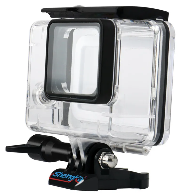 Водонепроницаемый корпус для GoPro HERO /7/6, Черный Защитный Чехол 45 м для подводного погружения, аксессуары для экшн-камеры Go Pro