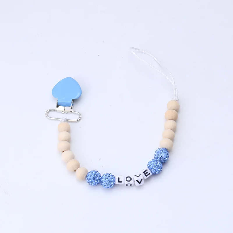 New Hot Sale Pacifier Chain For Nipples Baby Teether Pacifier Clips Chain Soother Holder Chain For baby