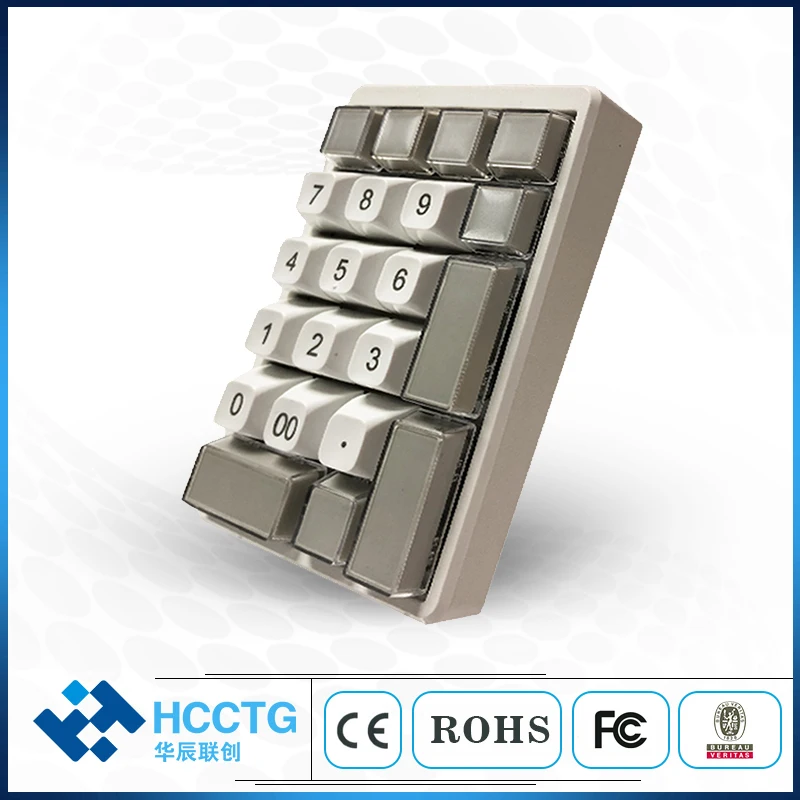 Программируемая клавиатура pos с интерфейсом USB 21 клавиша KB21U