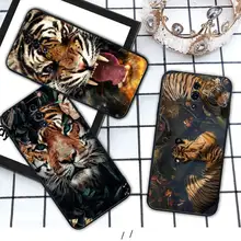 cool tiger art Silicone phone cover case for OPPO A5 A9 2020 A7X reno 2 ace 3 pro realme 3 5 PRO funda