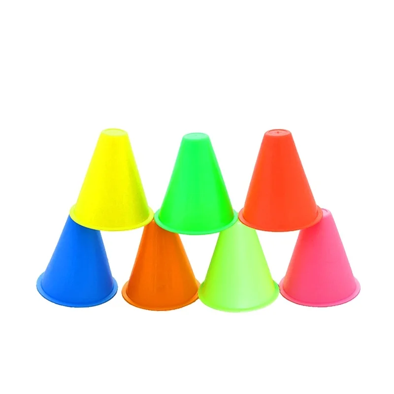 Sport Football Soccer Rugby Training Cones Cylinder Outdoor Obstacles For Roller Inline Skating Marker Cup with Storage Bag