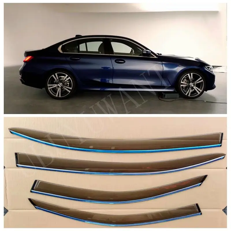 

Fit For BMW 3 Series G20 2019 2020 320d 330i 4PCS/SET Window Visor Vent Shades Sun Rain Deflector Guard Auto Accessories