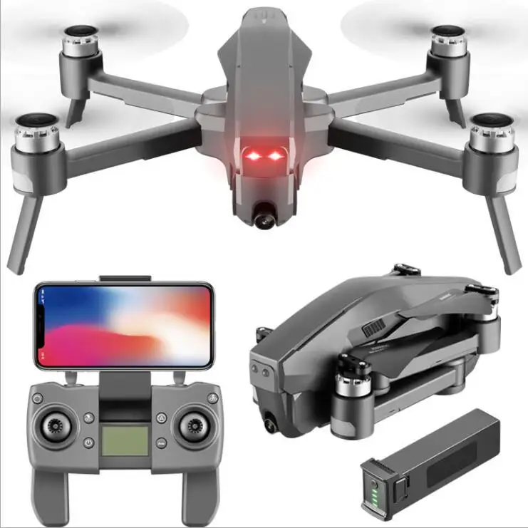 Дрон gps D4 Квадрокоптер HD 4K 1080P FPV 600M wifi видео в реальном времени 1,6 км Контроль расстояния полёт 30 минут Дрон с камерой