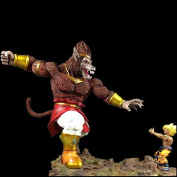 

Dragon Ball GK Legendary Super Saiyan Great Ape Broli VS Son Goku Cartoon Statue Resin Action Figure Collection Model Toys C35