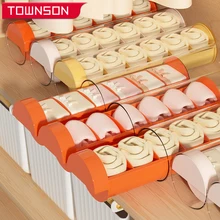 

Underwear Bra Organizer Storage Box Travel portable underwear and socks storage box drawer type underwear storage