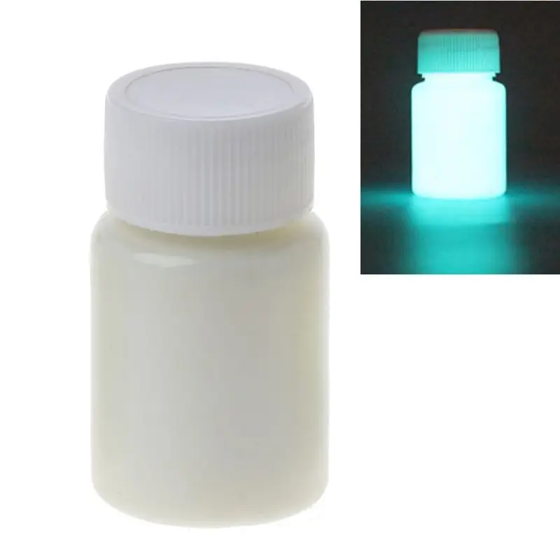 Pigmento luminoso líquido que brilla en la oscuridad, no tóxico para pintar uñas, maquillaje de resina