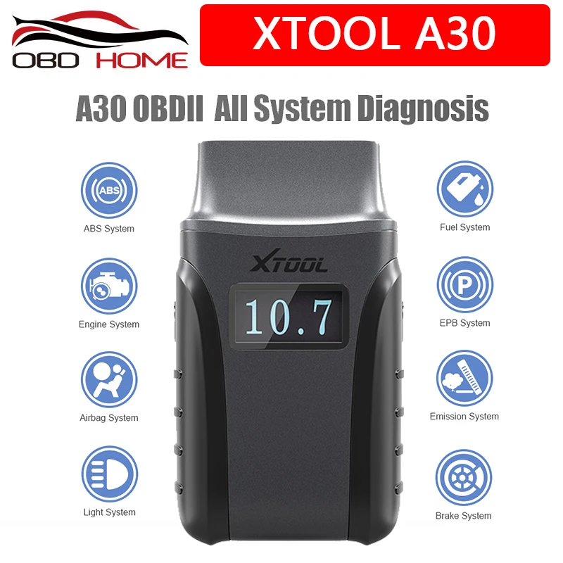 OBD2 Оригинальный XTOOL Anyscan A30 все системы Детектор автомобиля считыватель кода