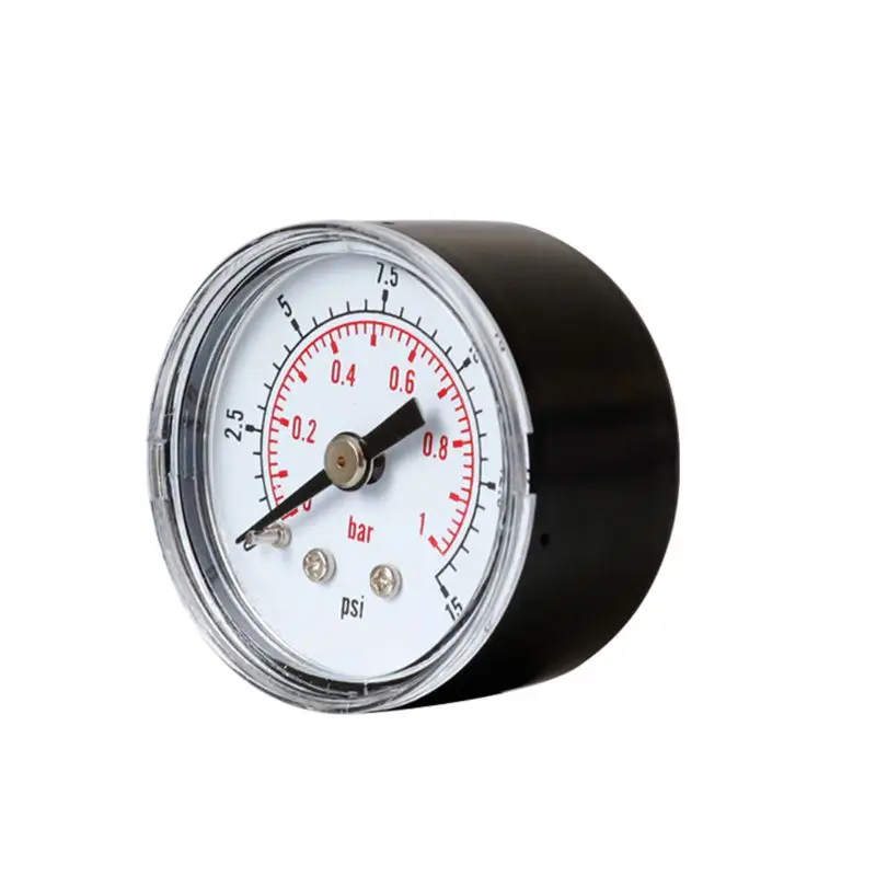 Манометр 40 мм 1/8 BSPT задний 15-300 PSI& Bar для воздушного газа Wate топлива 94PD