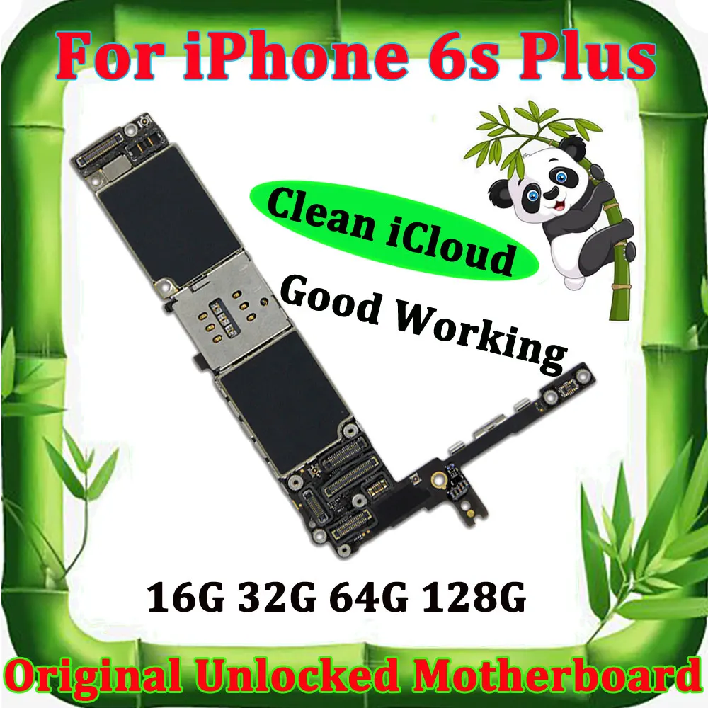 16 ГБ 32 ГБ 64 ГБ 128 ГБ для iPhone 6s Plus 6s P 5,5 ''материнская плата без Touch ID iCloud разблокированная логическая плата с полным обновлением микросхем IOS