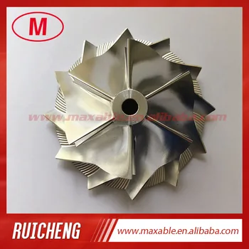 

TD05H 49179-02712 56.24/75.00mm 6+6 blades high performance reverse turbocharger billet/milling/aluminum 2618 compressor wheel