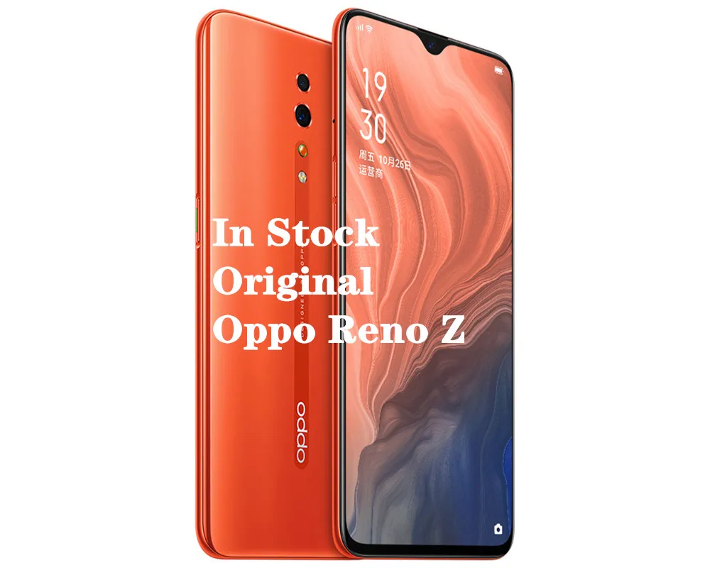 NewOriginal OPPO Reno Z 6 4 &quotAMOLED КапляводыэкранПоддержкаNFC2340x1080