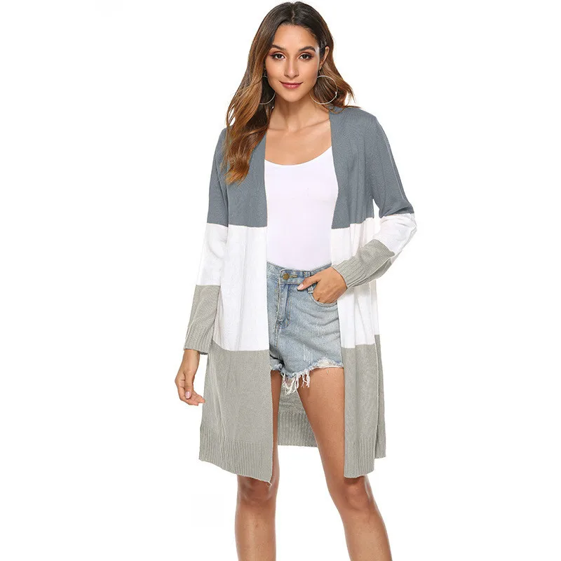 Dilusoo 2019 Winter Women Knitted Sweater Coats striped Cardigan Long Loose Coat Woman Casual Autumn Full Sleeve Coats female Dilusoo 2019 Winter Women Knitted Sweater Coats striped Cardigan Long Loose Coat Woman Casual Autumn Full Sleeve Coats female