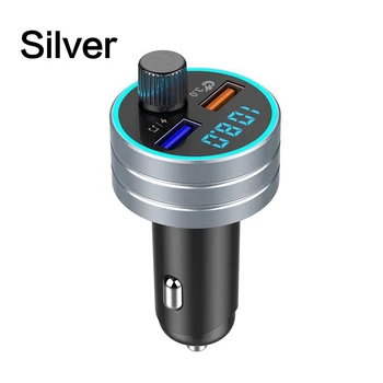 5 12v カー電源アダプタ QC3.0 急速充電器メタルデュアル usb + 電圧計充電器ソケット自動車 · オートバイ修正