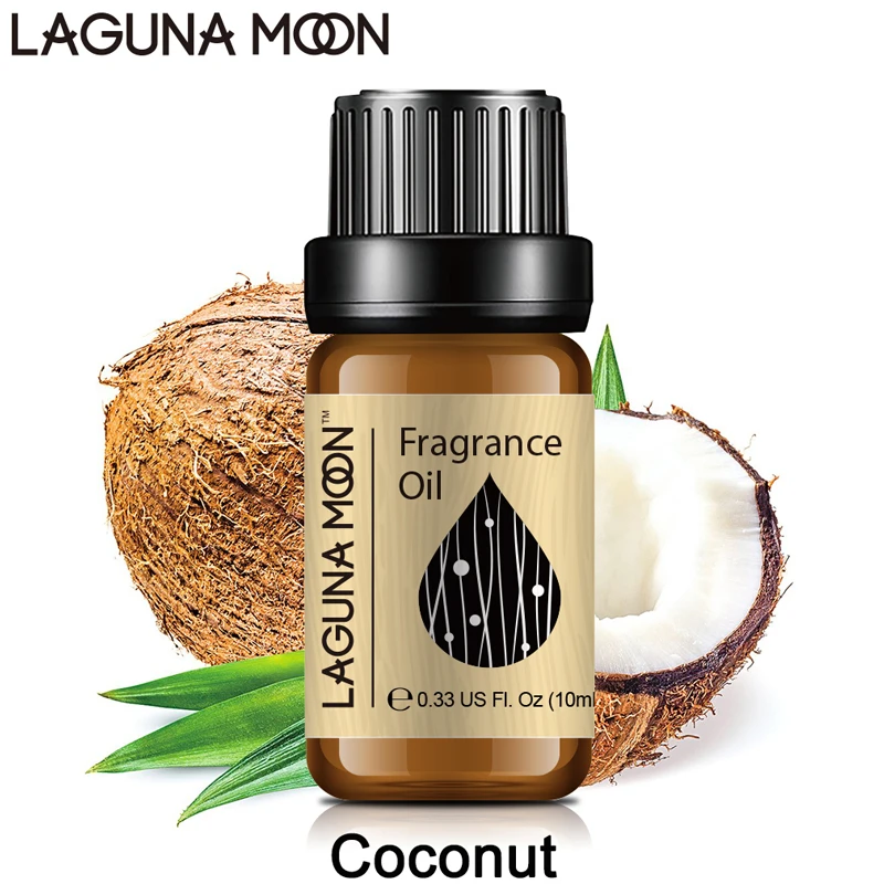 Lagunamoon 10ml Fragrance Oil Coconut Oil Jasmine Orange Patchouli Oils