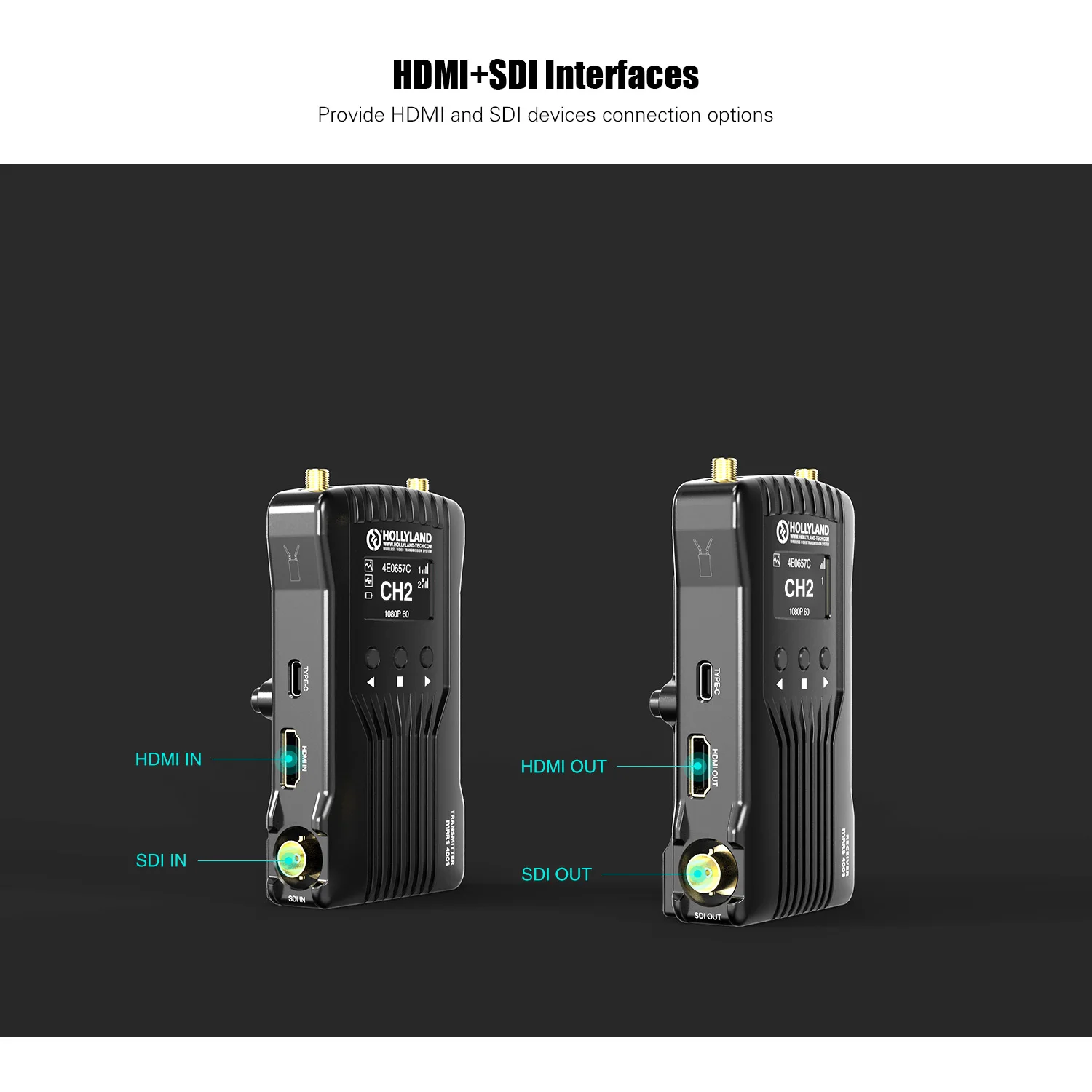 Hollyland Mars 400S беспроводная видео передача и приемник Система HDMI SDI 1080P HD передатчик изображения приемник