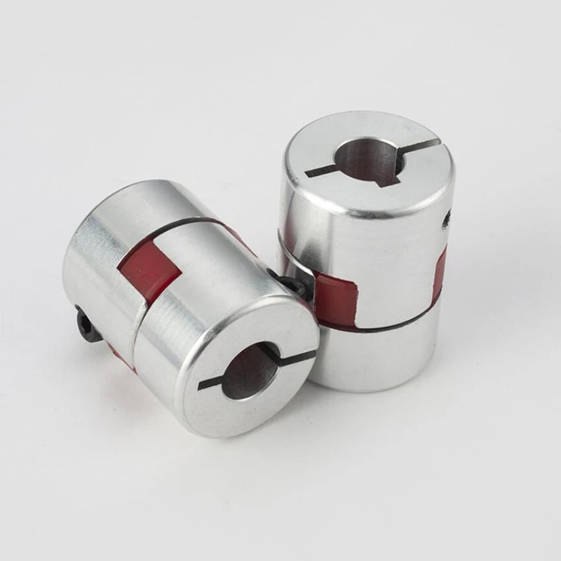 D35L50 Coupler Three Jaw Aluminium Plum Flexible Shaft Coupling Motor Connector Flexible Coupler5/6/6.35/8/10/12/14/16/19mm shaft coupler flexible coupling shaft connector