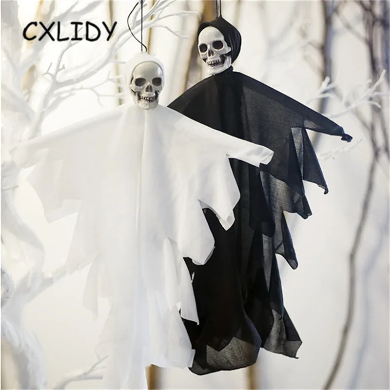 Хэллоуин украшения мини ткань подвесной кулон призрак бар карнавальный костюм зомби украшения реквизит qq204