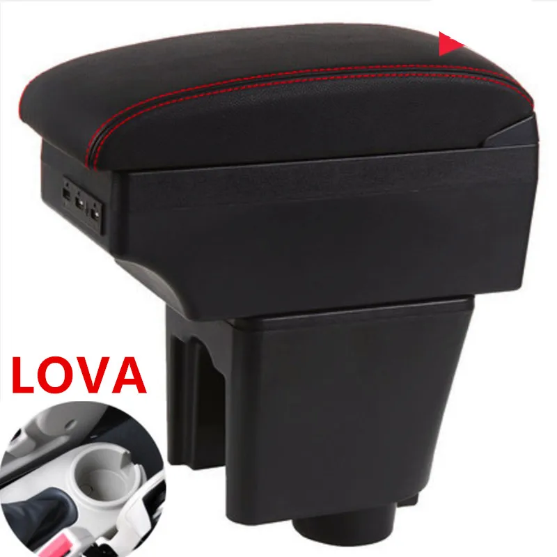 Для Chevrolet LOVA подлокотник коробка центральный магазин содержание хранения Chevrolet aveo подлокотник коробка USB интерфейс