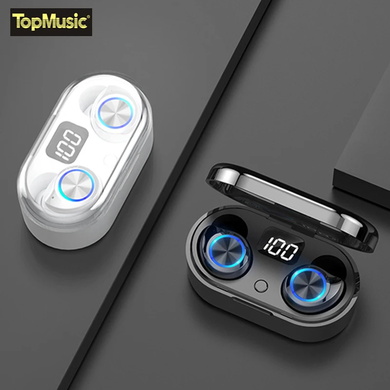 Новинка TW80 беспроводные наушники Bluetooth 5,0 наушники бас HiFi Steroe наушники TWS мини наушники с микрофоном светодиодный дисплей зарядка