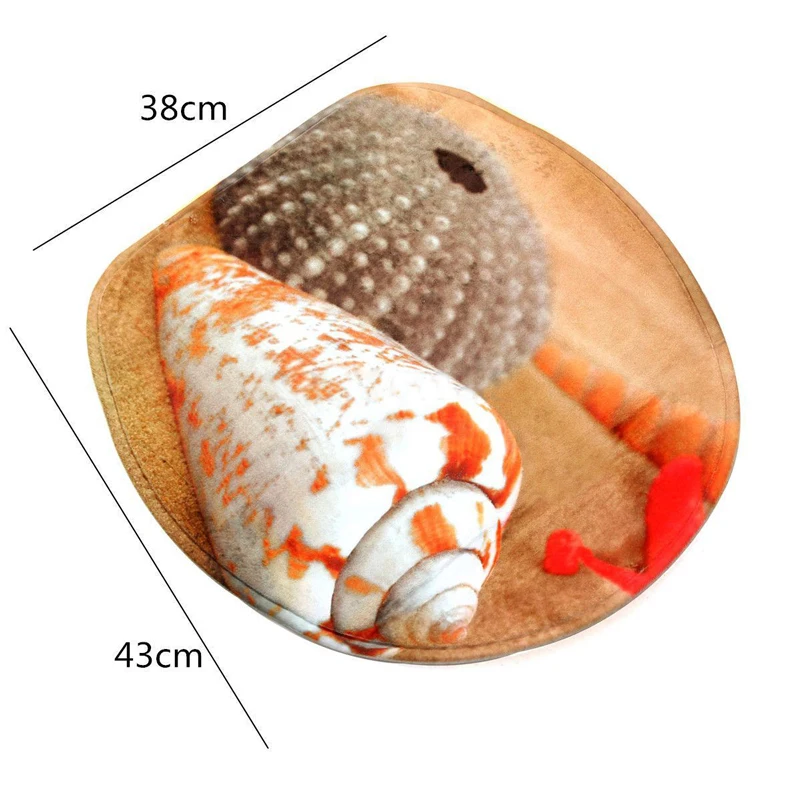 3 шт./компл. мягкая стойка для тряпок Starfish коврик для ванной фланелевый Seashell контурная стойка для тряпок крышка для унитаза ковер набор для декора ванной комнаты