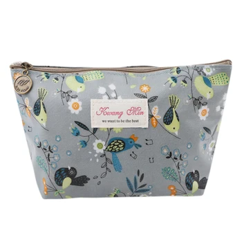 

2019 Fashion Women Cosmetic Bag Zipper Waterproof Make Up Wash Storage Pouch Travel Bags 2 Colours