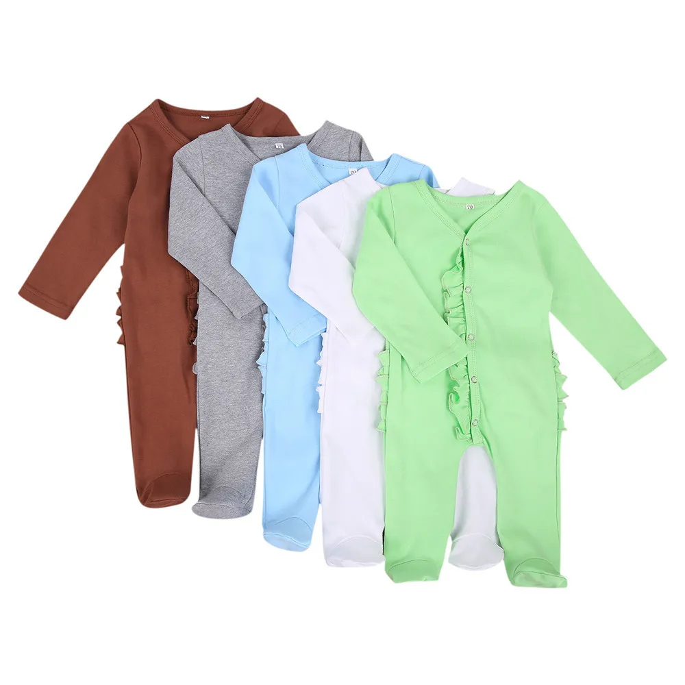 Colours of Autumn Footed Romper Baby Bundle