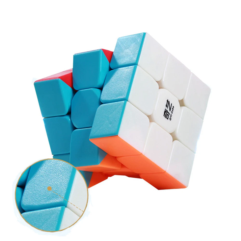 Детские развивающие игрушки QiYi Warrior W 3x3x3 S стикер s волшебный куб головоломка