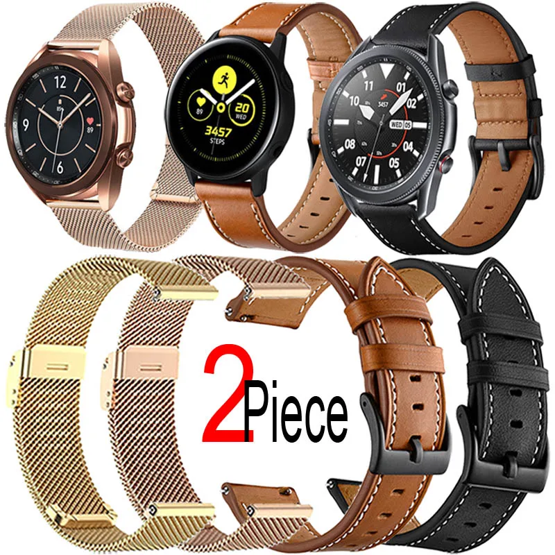Ремешок для часов Samsung Galaxy Watch 3 41 мм 45 46 42 Gear S4 S3 S2 | Электроника