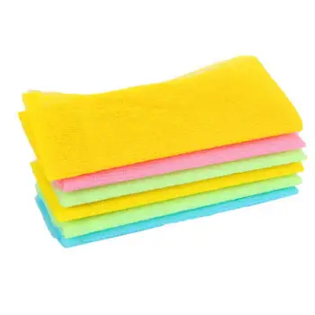 

Exfoliating Nylon Bath Shower Body Skin Cleaning Washing Scrubbing Cloth Towel Bathroom Quick drying Bath Towe