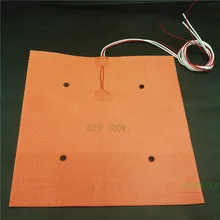 Материал из США! Voron 2,3 силиконовый нагреватель прокладки 300x300 мм для Voron 2,3 3D картридж для принтера w/винтовые отверстия и термистор Быстрая