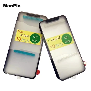 

5pcs/lot Original Glass With Ear Mesh for iPhone 11Pro XS MAX X LCD Touch Screen Display Front Panel Replace Phone Repair Parts