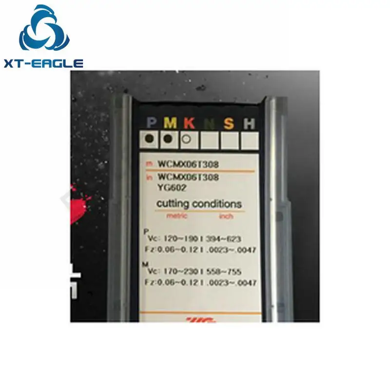 WCMX040208/WCMX050308/WCMX06T308/WCMX080412 YG602! бренд CNC blade