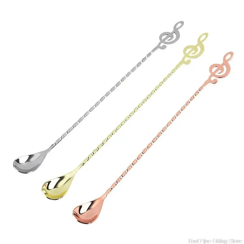 Long Handle Bar Mixing Spoon Stainless Steel Bar Mixer Spoons Cocktail Mix Spoons for Making Drinks s