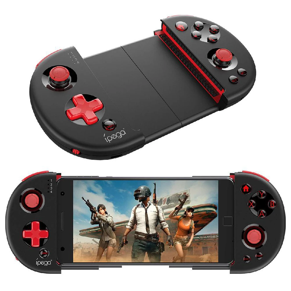 Baratos PG 9087 inalámbrico Bluetooth Android Gamepad telescópica controlador de juego joystick de smartphone Tablet Joypad para PUBG de juegos móviles