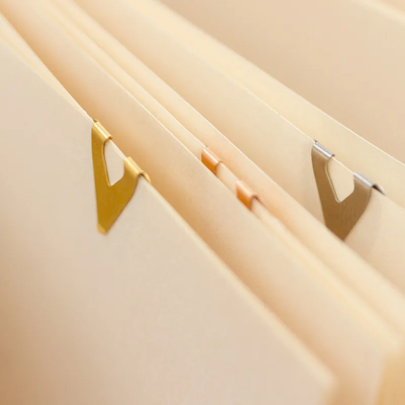 Metal Bookmark Bookmarks Stationery Supplies Retro Simple Mini Metal Bookmark Creative Stationery Indicator Marker of Page Gold Silver Orange Teacher Gift School Supply 6pcs