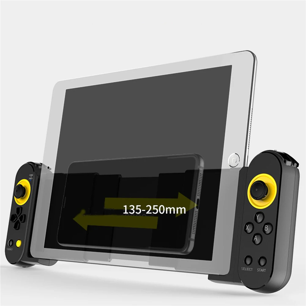 Portable Mobile Games Controller Joystick Extendable Bluetooth Gamepad for iOS/Android Phone Tablet