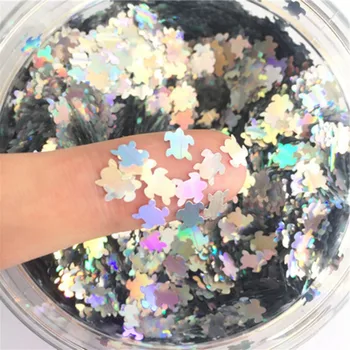 

Ultrathin 6mm Sea Turtle Shape Nails Confetti Glitter Sequins For Nail Art Decoration Body Art Painting Nail DIY Decoration 8g