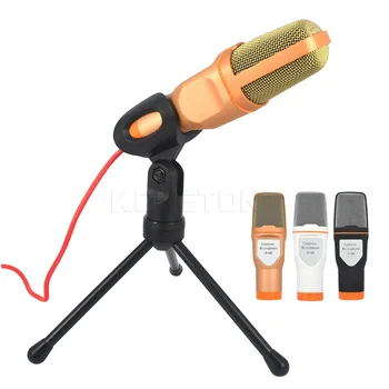 

Kebidumei SF-666 Wired Professional Condenser Sound Microphone Podcast Studio Mic For PC Laptop Skype MSN Microphone