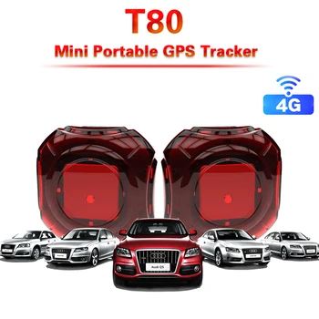 

Free Shipping 4G GPS Kid Tracker T80 GPS Tracker for Child Bicycle Pet Bulit In 4 LED Lights GPS Tracking Device with SOS Button