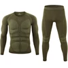 Winter Thermal Underwear Men Long Johns Sets Outdoor Windproof Sports Fitness Clothes Top Quality Military Style Underwear Sets ► Photo 2/6