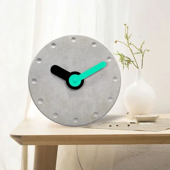 

Wall Clock Living Room European-Style Minimalist Clock Mute Creative Wall Clock 9 Inch Yellow