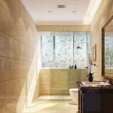 Статические цветные рисунки декоративные без клея ванная комната дома пятно стекло стикер конфиденциальности спальня ПВХ защита окна