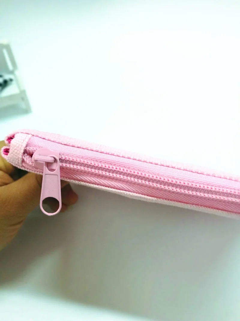 SIXONE INS Корейская розовая сумка для ручек с принтом улыбающееся лицо сумочка на молнии карман для мобильного телефона косметичка чехол для карандашей канцелярские принадлежности для студентов