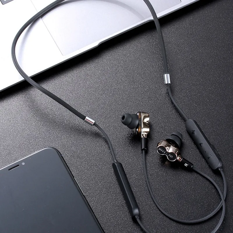 Neck Halter Bluetooth Wireless Earphones Long Stand Time Headphones Sport Headset Music Earpiece with Micphone for Mobile Phone