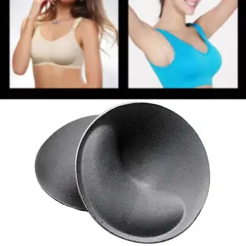 

1Pair Women Intimate Bra Pad Invisible Thick Sponge Push Up Swimsuit Pad Breast Chest Enhancers Foam Bra Insert for Swimsuit