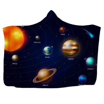 

Wearable Hooded Blanket Home Decoration Double-Sided Thickening Plush Hood Cloak Cape Throw Blanket For Men Women 59 X 78.7Inch