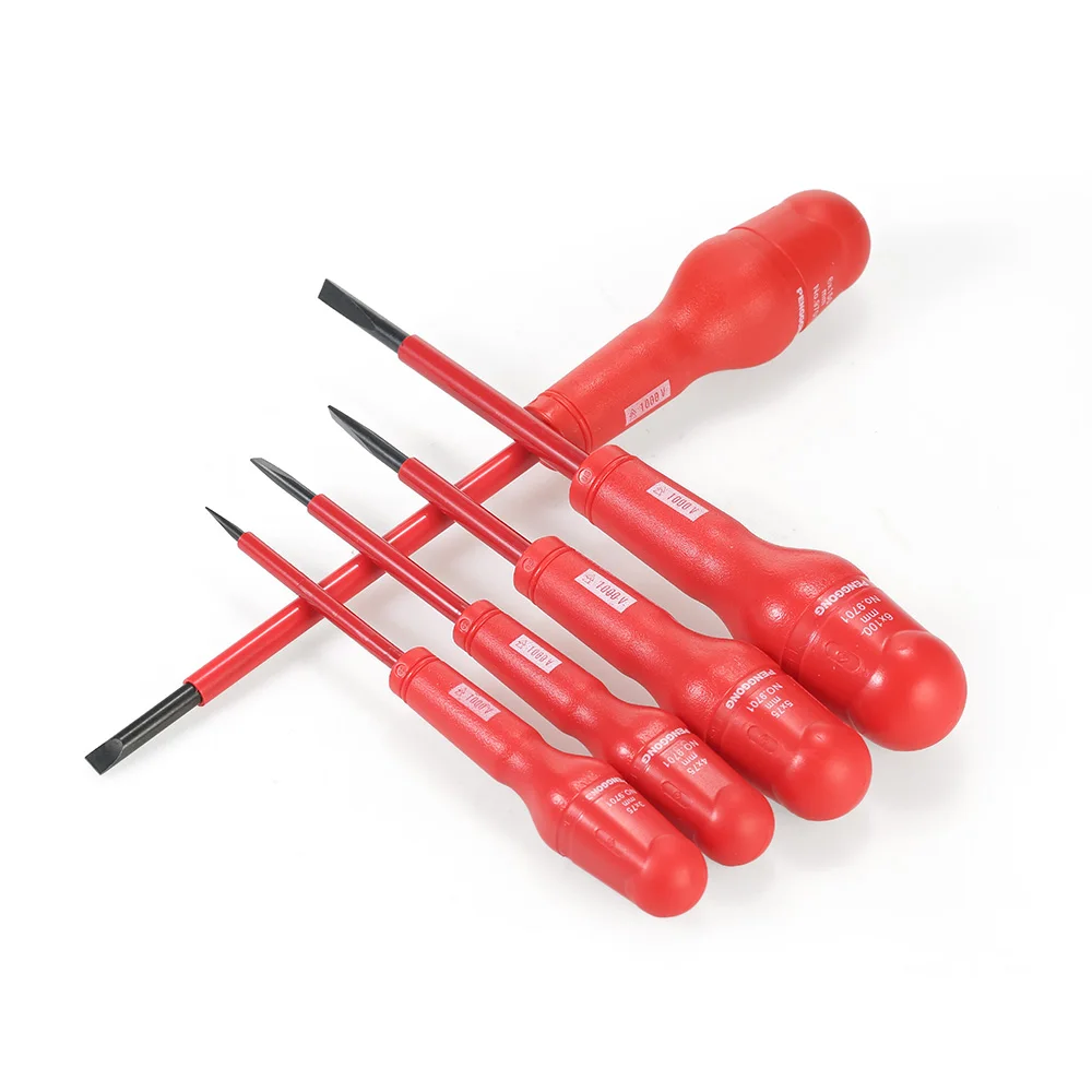 9 шт. 1000 в многофункциональные изолированные отвертки набор с магнитной плоская и крестообразная отвертка Биты электрические работы ремонтный набор инструментов