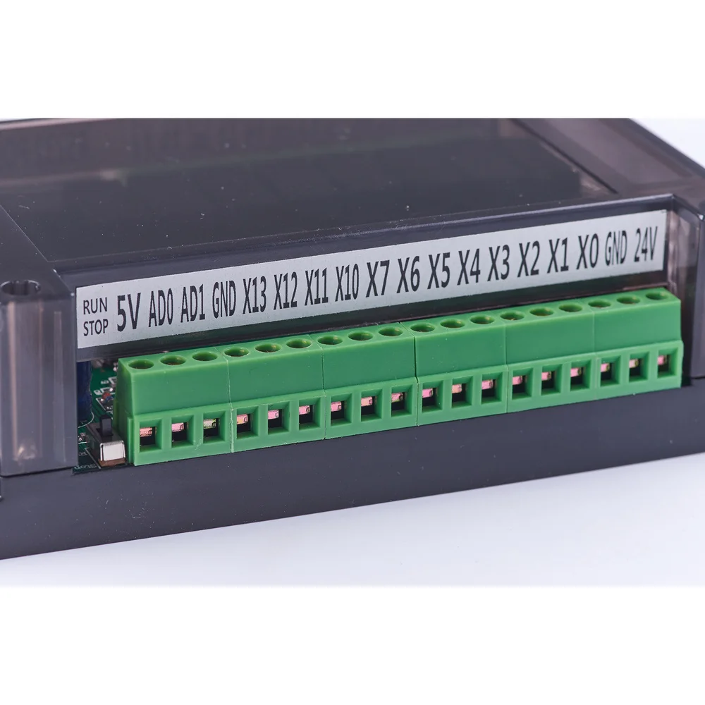 Программируемый логический контроллер plc с корпусом 20MR FX2N 12 вход 8 выход 0~ 10 в 2 ad реле автоматический контроллер