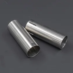 Stainless Steel  Heat Dissipation Silver 100%/75% Cylinder For Gear Box Parts  Water Gel Ball Blaster AEG Airsoft