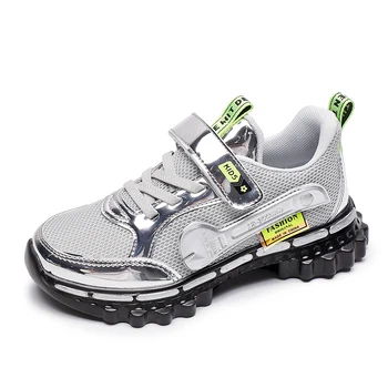 

Children's Breathable Spring and Autumn New Fashion Breathable Double Net Children's Shoes Kids Sneakers Kids Boys Skate